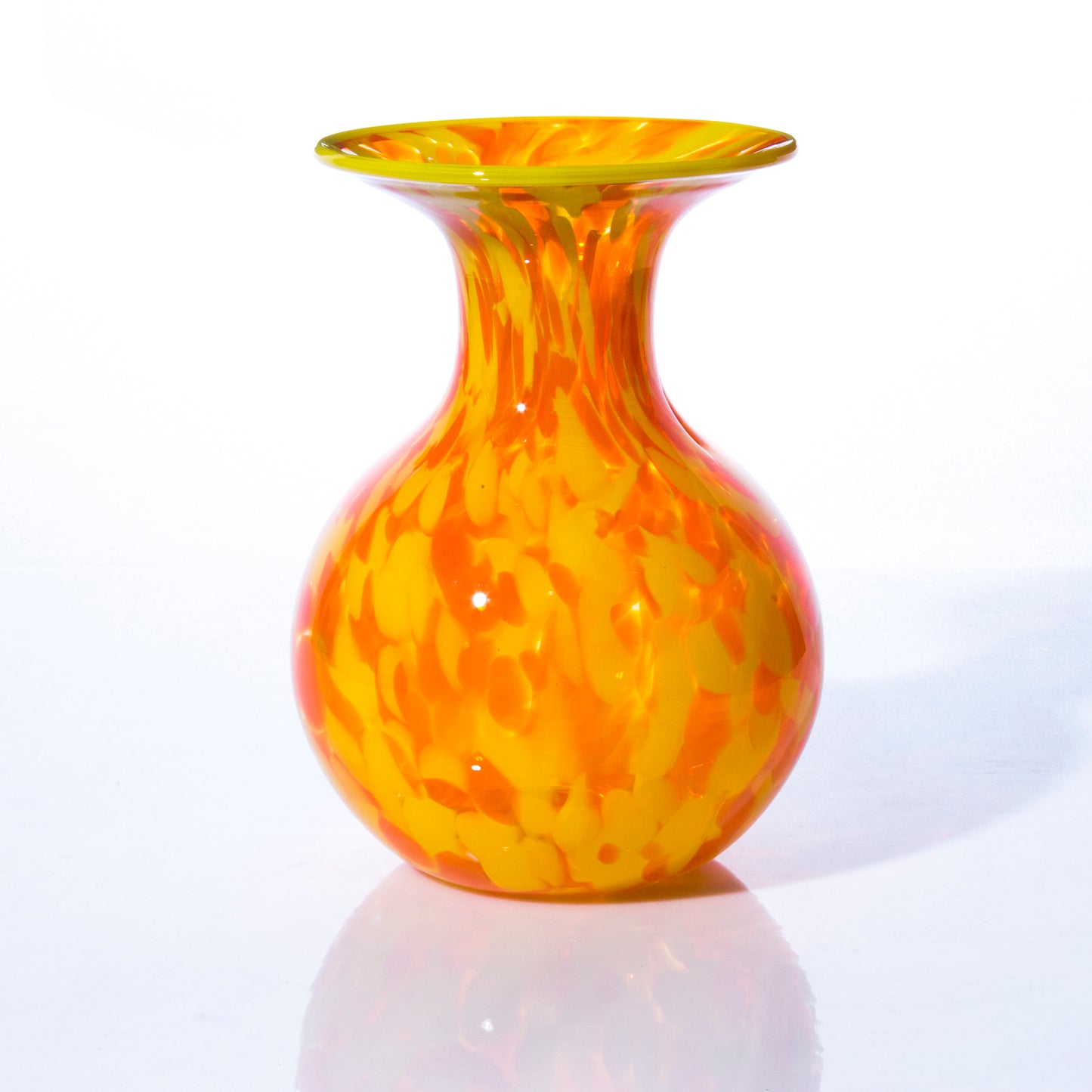 Bud Vase - Orange & Yellow