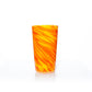 Pint Glass - Orange Swirl